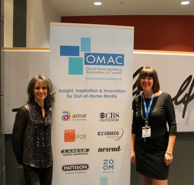 Pictured left to right are Jacqueline Demchuk, marketing and communications director for OMAC, and Rosanne Caron, president. Photo courtesy OMAC