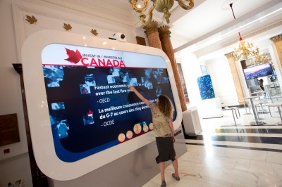 Christie MicroTiles Display at Canada Olympic House - London