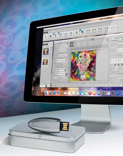 Designers need to be able to judge colour in their own software.  Photo courtesy Roland DGA