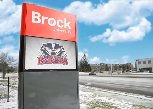 Brock University Sign 2