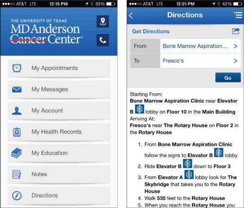 In the very competitive healthcare market, hospitals compete on ‘patient experience,’ which is often soured by getting lost, parking problems, or arriving late to appointments.