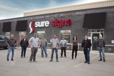 Sarnia’s Sure Signs gets praise from out of this world - Sign Media Canada