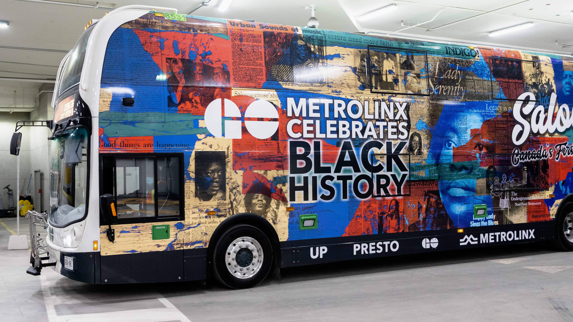 GO Transit bus wrap honours Canada’s ‘First Lady of the Blues’ - Sign ...