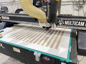 Advancements in computer numerical control (CNC) cutting technology have helped revolutionize the signmaking industry. Photos courtesy MultiCam Canada/Mikon Machinery