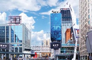 Last year, Media Resources Inc., revamped the digital display at the Rogers Tower, located at CityTV’s studio in Toronto. Photos courtesy Media Resources Inc.