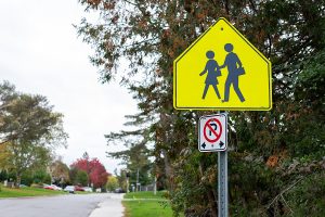 The federal government is investing $240,000 to help establish new road signage and safety zones surrounding schools in Kingston, Ont. Photo © Bigstock