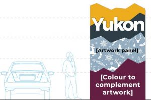 In the coming year, new “Yukon” signage will begin to greet residents and visitors at nine roadside locations across the territory. Image courtesy Government of Yukon