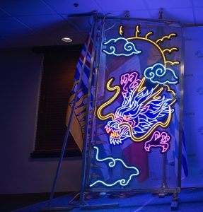 The streets of Chinatown in Vancouver have been decorated with colourful neon dragon signs, to mark the Lunar New Year and the Year of the Dragon. Photo courtesy Daily Hive/Vancouver Chinatown BIA