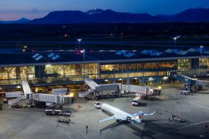 A terminal at Vancouver International Airport (YVR).